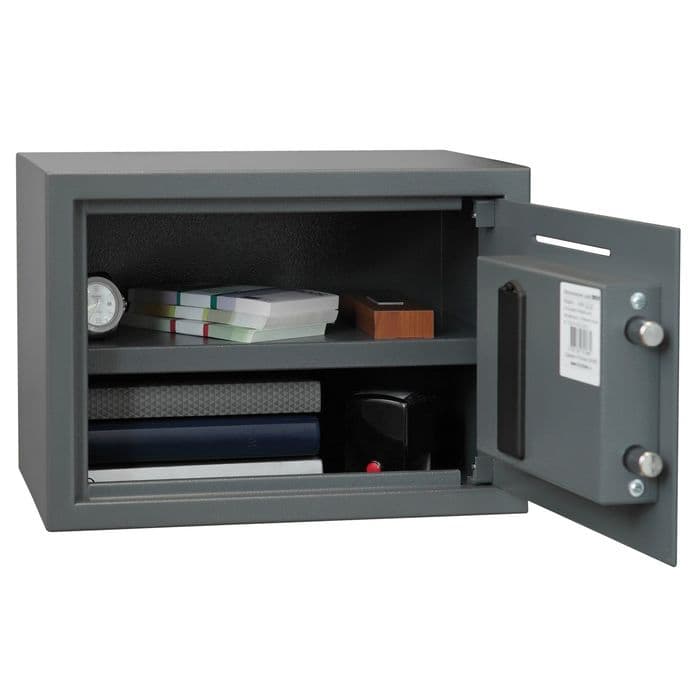 Сейф с электронным замком и аварийным ключом LS-25D (Депозитный)