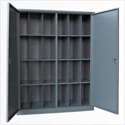 Шкаф для противогазов 24 ячейки /2 двери