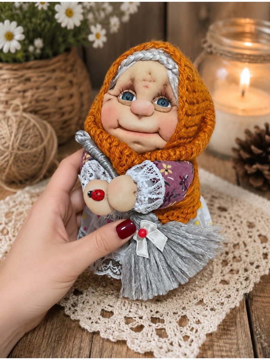 Интерьерная фигурка  бабулечки — уют в деталях!