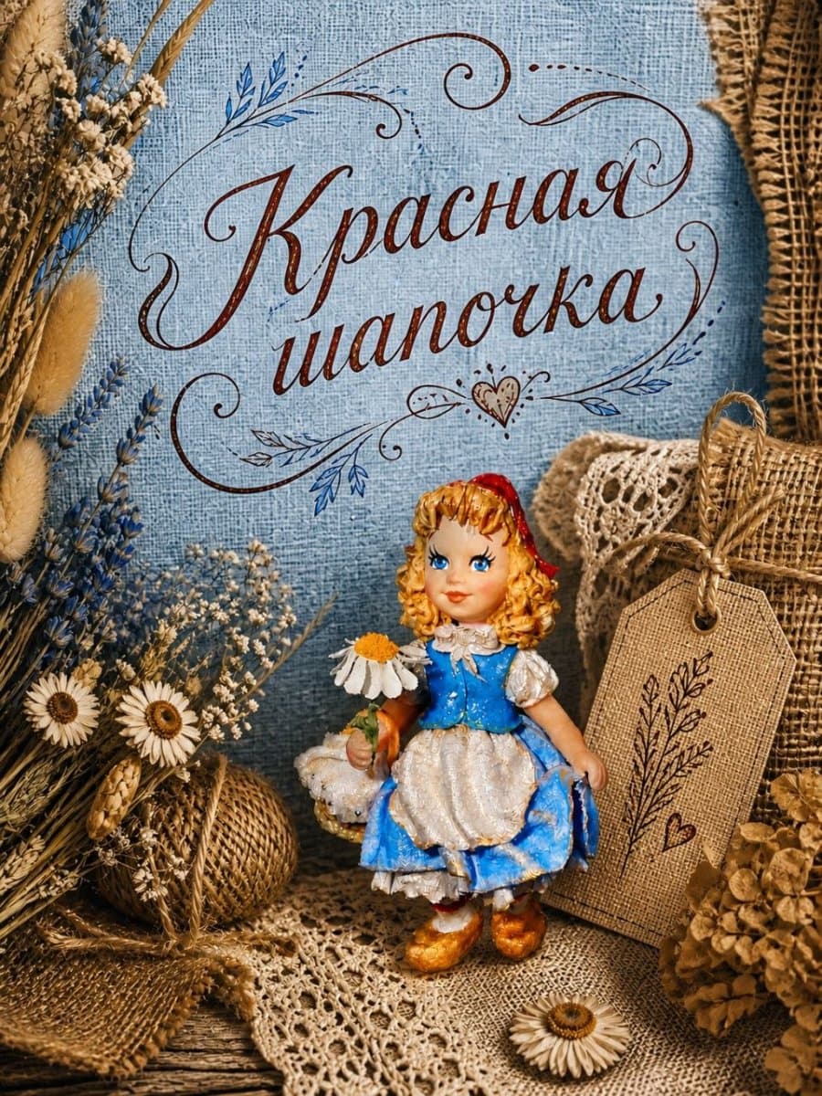 «Красная Шапочка» — крошечная сказка размером 10 см.