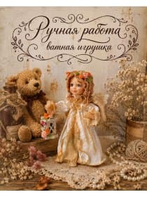 Ангел из ваты 10 см — ёлочная игрушка и интерьерная статуэтка
