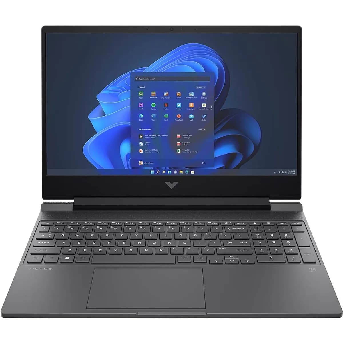 Ноутбук HP Victus 15-FA1082wm Intel Core i5-13420H, 15.6" LED FULL HD IPS (1920 x 1080), 144Hz, 64GB DDR4-3200Mhz, 256GB SSD PCIe NVMe M.2, NVIDIA GeForce RTX 4050 6GB, WiFi 6, BT 5.2, HP Wide Vision HD-Cam 720, LAN, RJ45, USB Type-C, DTS: X Ultra Technol