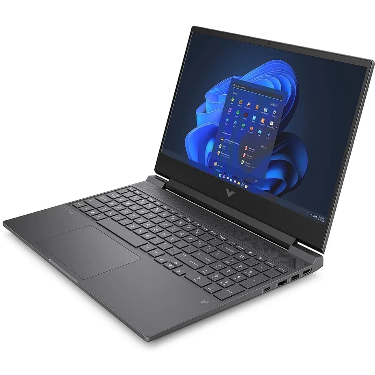 Ноутбук HP Victus 15-FA1082wm Intel Core i5-13420H, 15.6" LED FULL HD IPS (1920 x 1080), 144Hz, 64GB DDR4-3200Mhz, 512GB SSD PCIe NVMe M.2, NVIDIA GeForce RTX 4050 6GB, WiFi 6, BT 5.2, HP Wide Vision HD-Cam 720, LAN, RJ45, USB Type-C, DTS: X Ultra Technol
