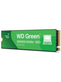 Твердотельный накопитель SSD Western Digital Green SN3000 500GB PCIe NVMe Gen4x4 M.2 2280, RW Speed up to 5000/4100 MB/s, [WDS500G4G0E]