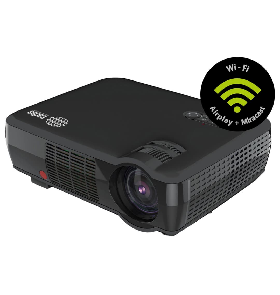 Проектор Cactus CS-PRM.06B.WVGA LCD 2000Lm (1280x800) 1000:1 ресурс лампы:30000часов 2xUSB typeA 2xHDMI 3кг