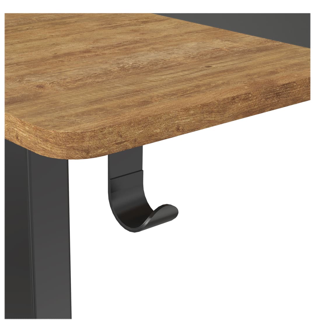 Стол для компьютера Cactus CS-EDL-BAWD подъёмный столешница МДФ черный дуб антик каркас черный