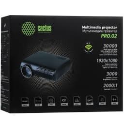 Проектор Cactus CS-PRO.02B.Full HD-W LCD 3000Lm LS 300Lm ANSI 2000:1 (30000час) 2xUSB typeA 1xHDMI 4 CS-PRO.02B.WUXGA-W