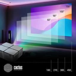 Проектор Cactus CS-PRO.03B.Full HD-A LCD 7500Lm LS 720Lm ANSI 2300:1 (30000час) 2xUSB typeA 3xHDMI 1 CS-PRO.03B.WUXGA-A