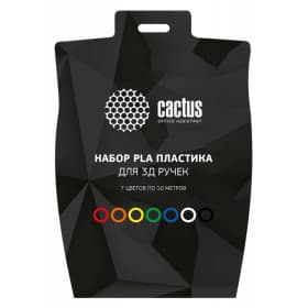 Пластик для ручки 3D Cactus CS-3D-PLA-7X10M PLA Pro d1.75мм L10m 7цв.