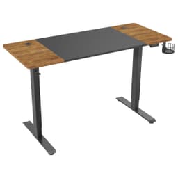 Стол для компьютера Cactus CS-EDL-BAWD подъёмный столешница МДФ черный дуб антик каркас черный