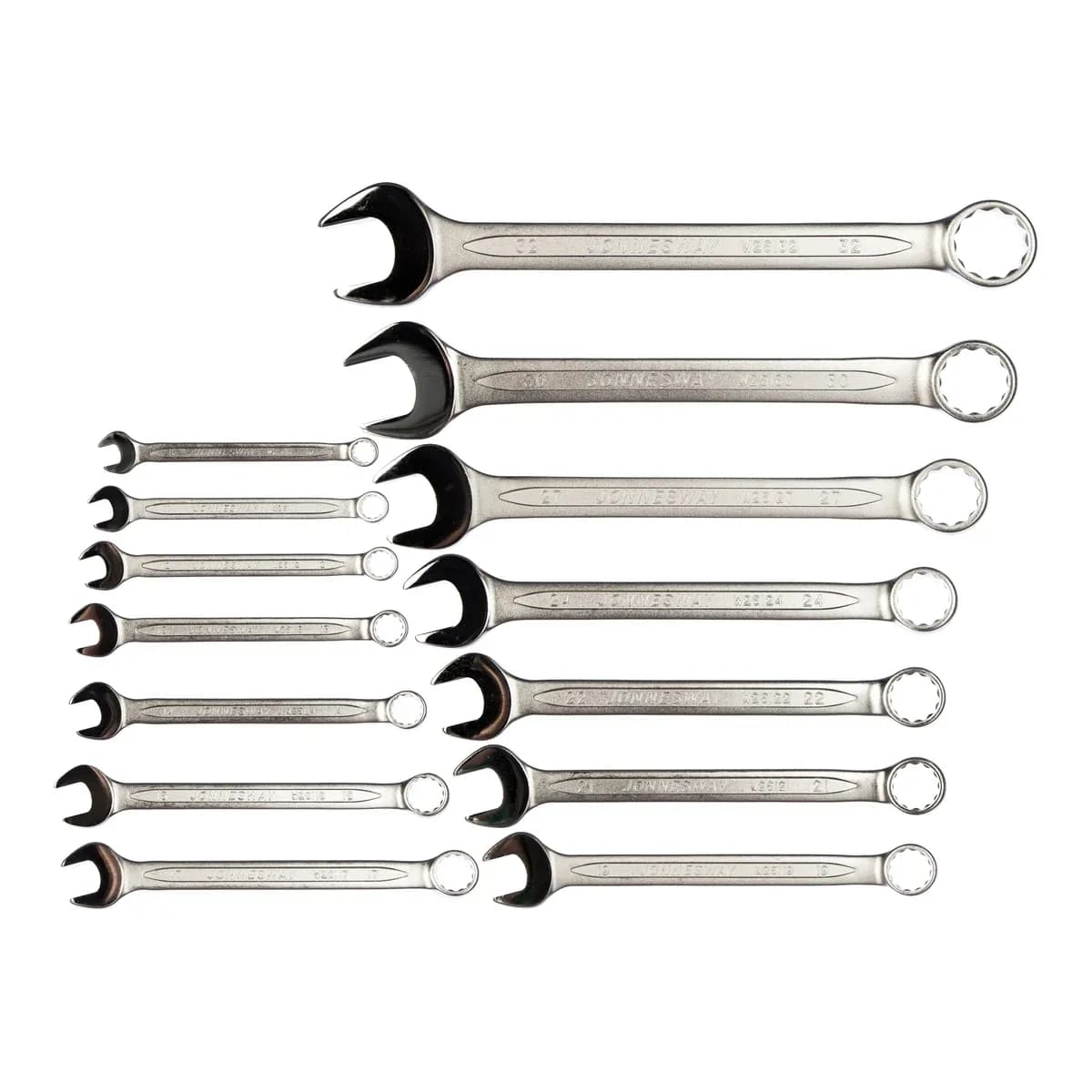 JonnesWay W26114S Набор ключей гаечных комбинированных в сумке, 10-32 мм, 14 предметов
