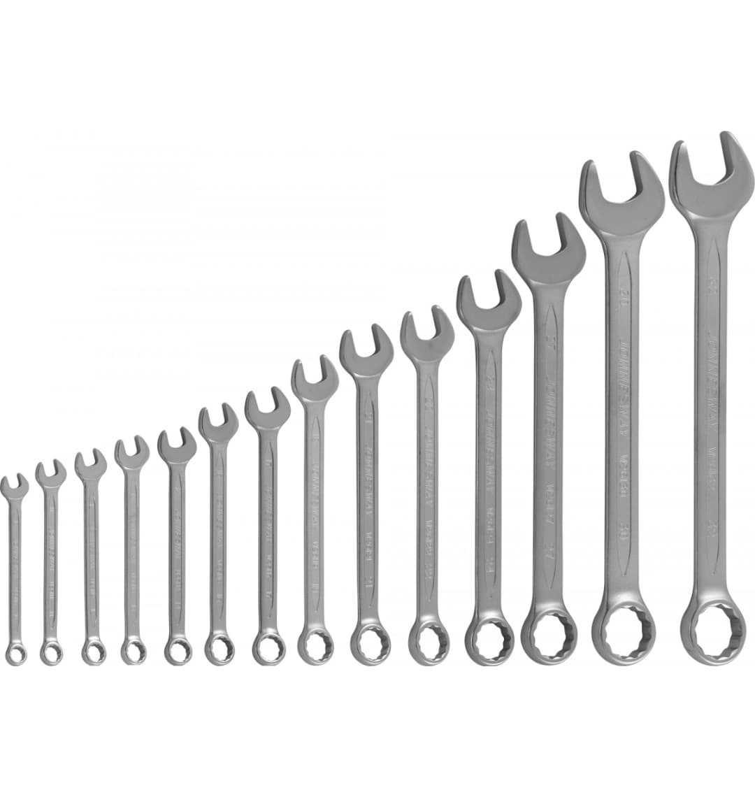 JonnesWay W26114S Набор ключей гаечных комбинированных в сумке, 10-32 мм, 14 предметов
