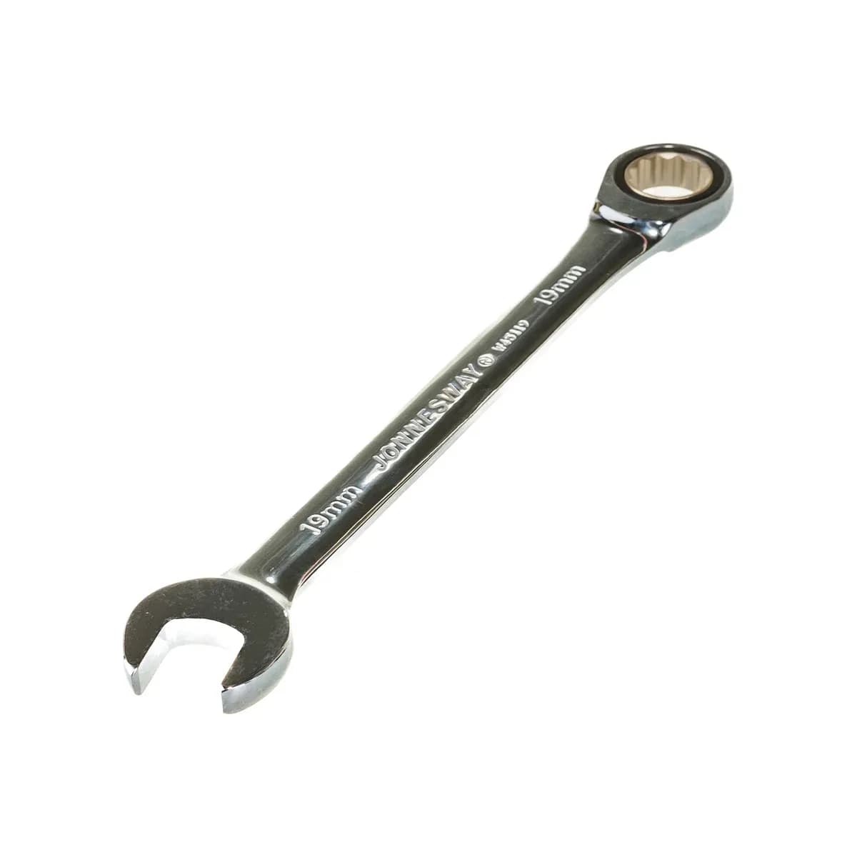 JonnesWay W45308S Набор ключей гаечных комбинированных трещоточных на держателе, 8-19 мм, 8 предметов