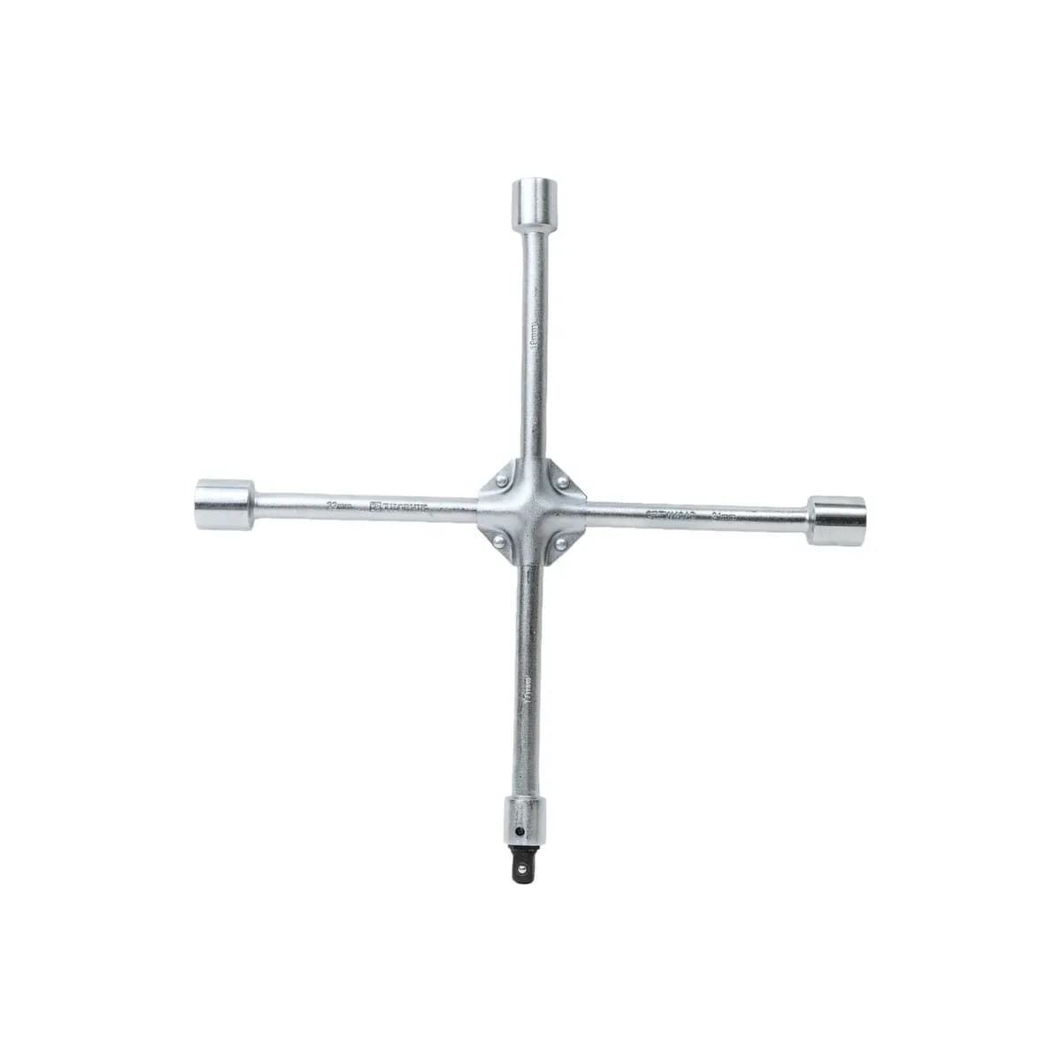 Thorvik CRTW40AD Ключ баллонный крестообразный, усиленный, 17х19х21х22, с переходником 1/2"DR, 400 мм