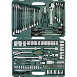 JonnesWay S04H624101SA (S04H624101SA18) Набор инструмента универсальный 1/4", 1/2"DR, 101 предмет