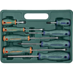 JonnesWay D71PP08S Набор отверток стержневых ANTI-SLIP GRIP, 8 предметов