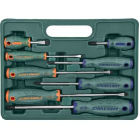 JonnesWay D71PP08S Набор отверток стержневых ANTI-SLIP GRIP, 8 предметов