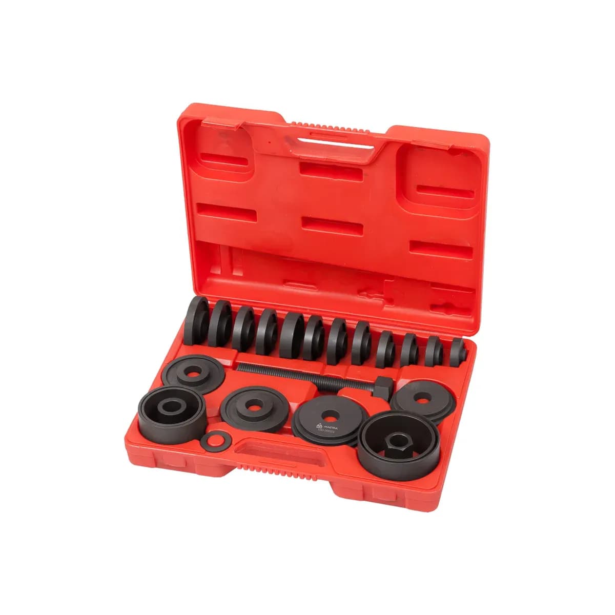 МАСТАК Набор оправок для монтажа и демонтажа ступичных подшипников, кейс, 22 предмета (арт.100-30022C)