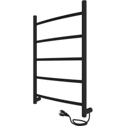 Полотенцесушитель INDIGO Arc б/п (electro) 60/40 (скр.монтаж, унив.подкл.R/L, Черный муар)