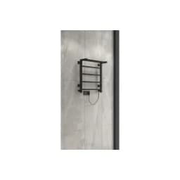 Полотенцесушитель INDIGO Forma (electro) 60/50 (таймер, скр.монтаж, унив.подкл.R/L, Черный муар)