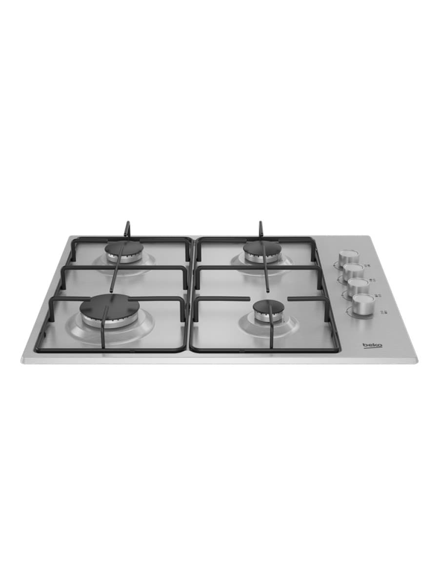 Встраиваемая варочная поверхность HIGG 641C3 SX (цв.стальной, 4 газ.конф. эл.поджиг, газ контр)