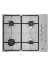 Встраиваемая варочная поверхность HIGG 641C3 SX (цв.стальной, 4 газ.конф. эл.поджиг, газ контр)