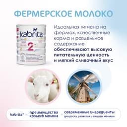 Смесь молочная Kabrita®2 Gold на козьем молоке для комфортного пищеварения, с 6 месяцев, 800 г