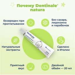 Dentinalle nature, детский гель для десен при прорезывании зубов, 20 мл