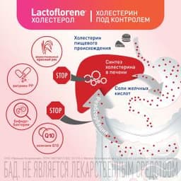 Lactoflorene® Холестерол - итальянский пробиотический комплекс (20 пакетиков)