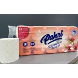 Туалетная бумага Pahri, 10 рулонов (100% бамбуковая целлюлоза)