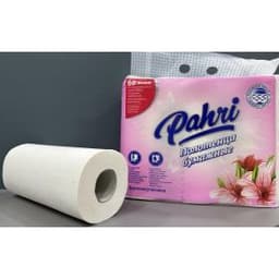 Полотенца бумажные Pahri, 5 слоев, 3 рулона(100% бамбуковая целлюлоза)