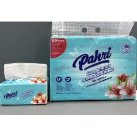 Салфетки бумажные  Pahri, 5 слоев, 6шт. в упаковке(100% бамбуковая целлюлоза)