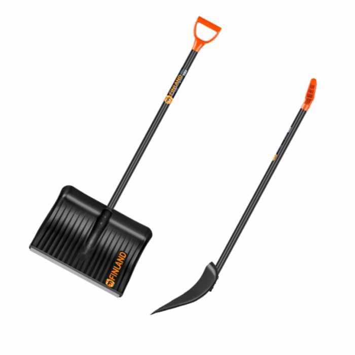 Лопата снеговая "FINLAND" c черенком 1023-Ч
