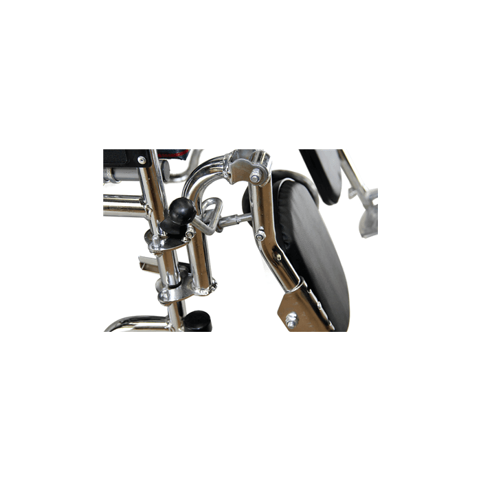 Коляска инвалидная с судном с высокой съемной спинкой КНР