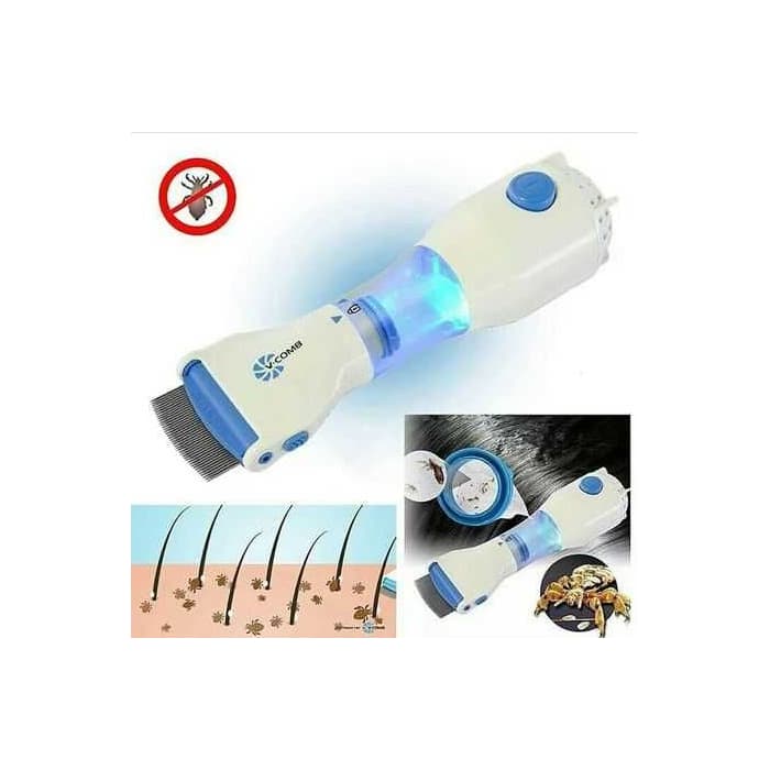 Расческа электрическая от вшей и гнид V-CCMB