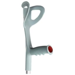 Костыль металлический с подлокотником