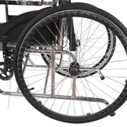 Коляска инвалидная с судном с высокой съемной спинкой КНР