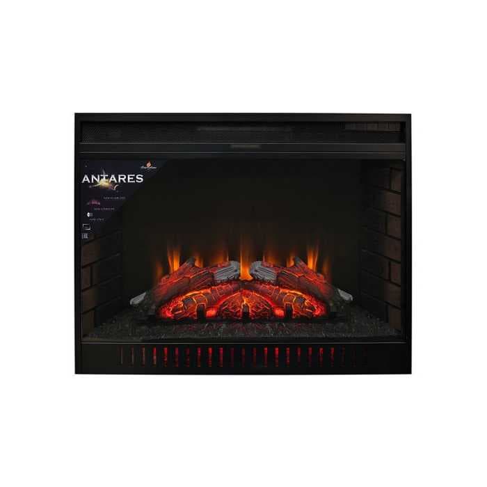 Широкоформатный очаг с прямым стеклом InterFlame Antares 31 LED FX QZ