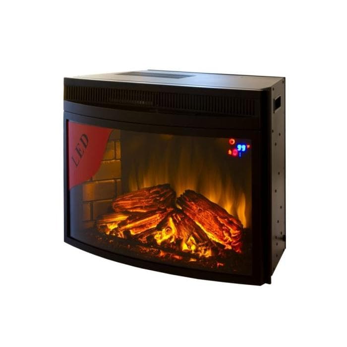 Широкоформатный очаг с панорамным стеклом InterFlame Панорамик 25 Кварцевый (Panoramic 25 LED FX Q)
