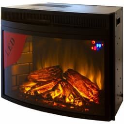 Широкоформатный очаг с панорамным стеклом InterFlame Panoramic 33W LED FX