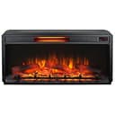 Линейный очаг InterFlame Foton 36 LED FX QZ с рамкой для наружной установки