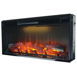 Линейный очаг InterFlame Foton 36 LED FX QZ с рамкой для наружной установки