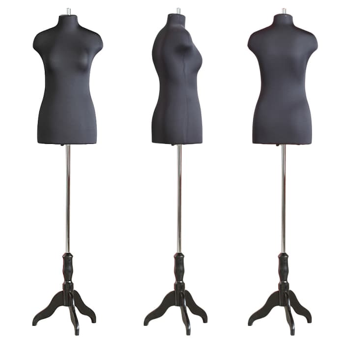 Манекен портновский женский Р-48(96-77,2) ОСТ чер АВ