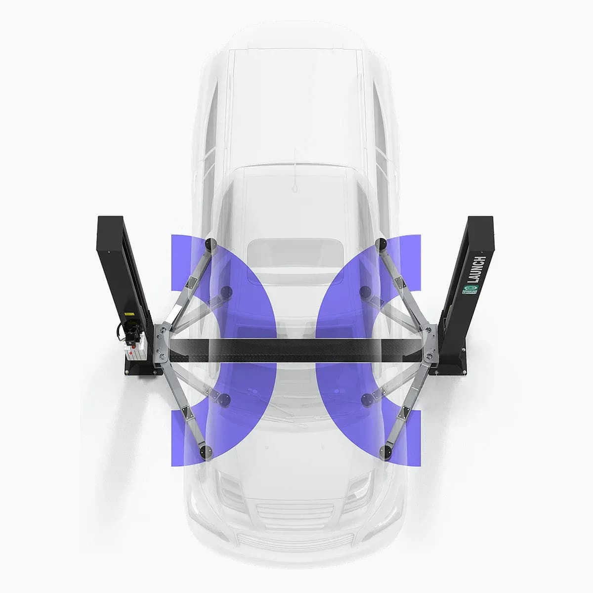 Подъемник автомобильный Launch TLT-240SB-380 двухстоечный, 4т 380В, нижняя синхронизация