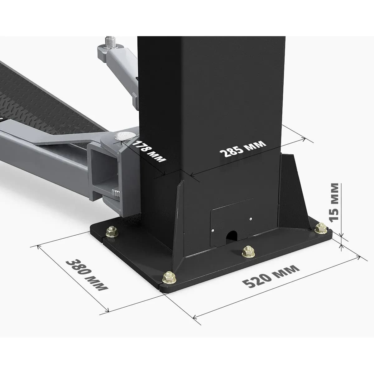 Подъемник автомобильный Launch TLT-240SB-380 двухстоечный, 4т 380В, нижняя синхронизация