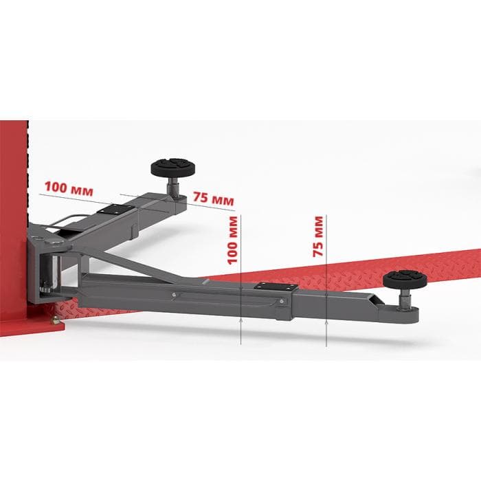 Подъемник электрогидравлический Launch TLT240SB 220V/50HZ, двухстоечный 4 т, нижняя синхронизация