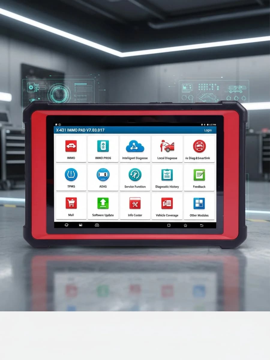 Универсальный автомобильный диагностический сканер Launch X-431 IMMO Pad для программирования ключей