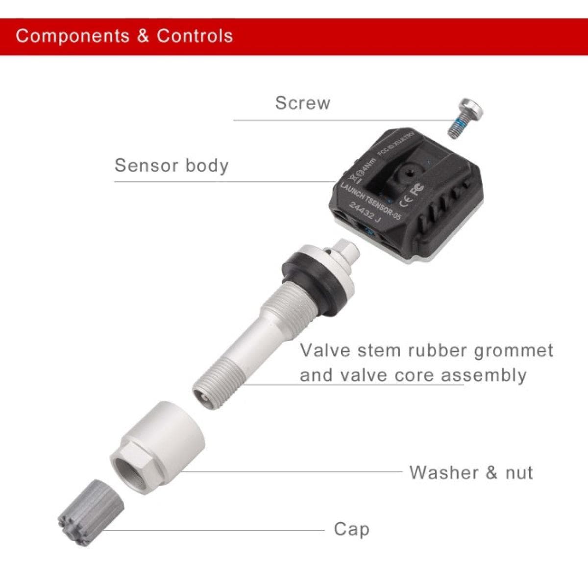 Датчик давления TPMS Sensor LTR-V