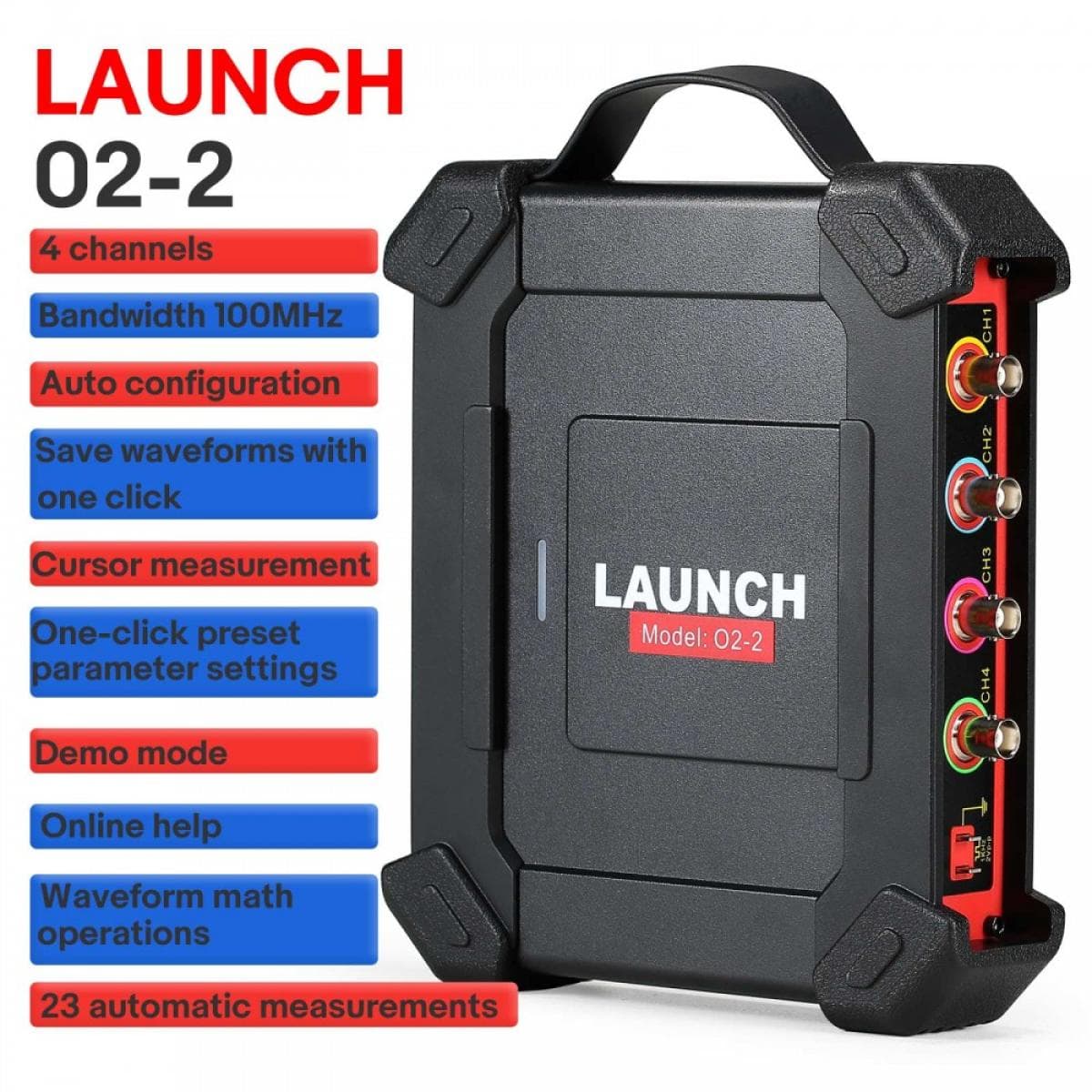 Launch SCOPE BOX O2-2 осциллограф 4-х канальный