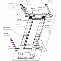 Подъемник четырехстоечный Launch TLT-440W